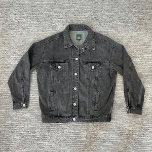 Wild Fable Oversized Faded Black Jean Jacket